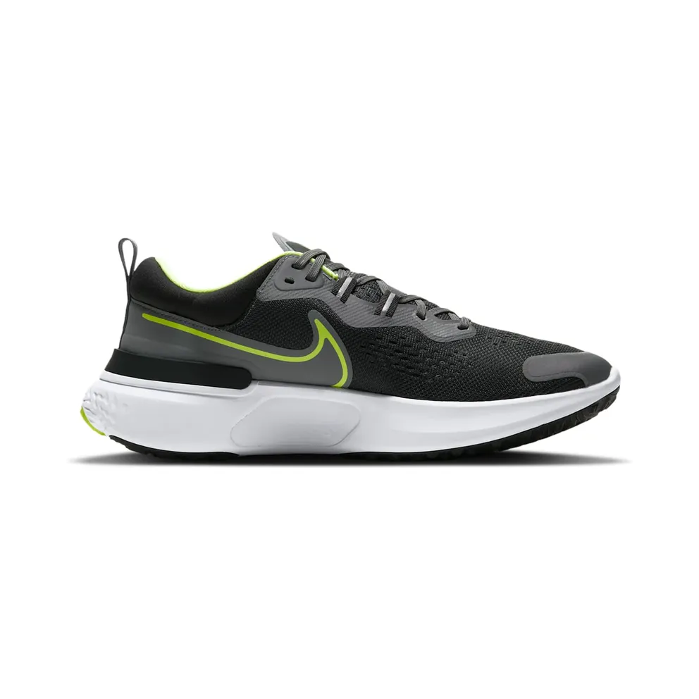 Nike React Miler 2 “Smoke Grey / Black / Volt” (CW7121-002)