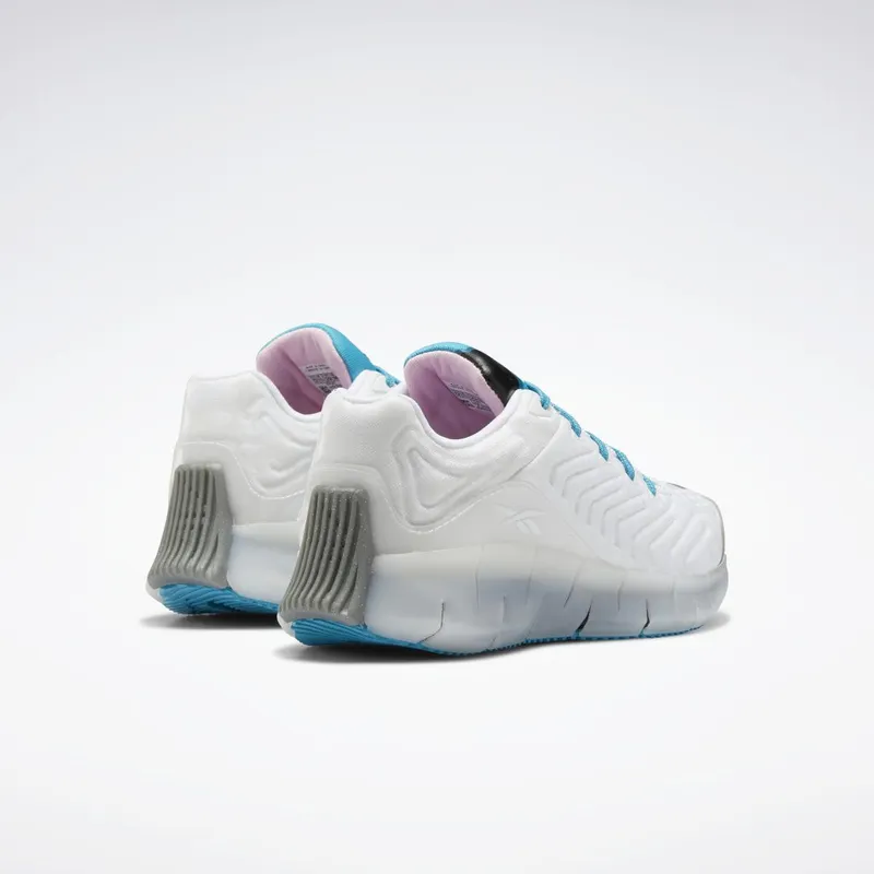 Reebok Ghostbusters Zig Kinetica Shoes White / Feather Blue / Silver Metallic (H03294)