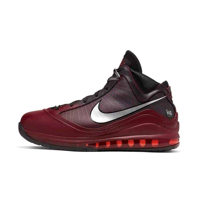 Nike LeBron 7 Christmas (2019) Team Red/Metallic Silver-Black-Hot Red (CU5133-600)