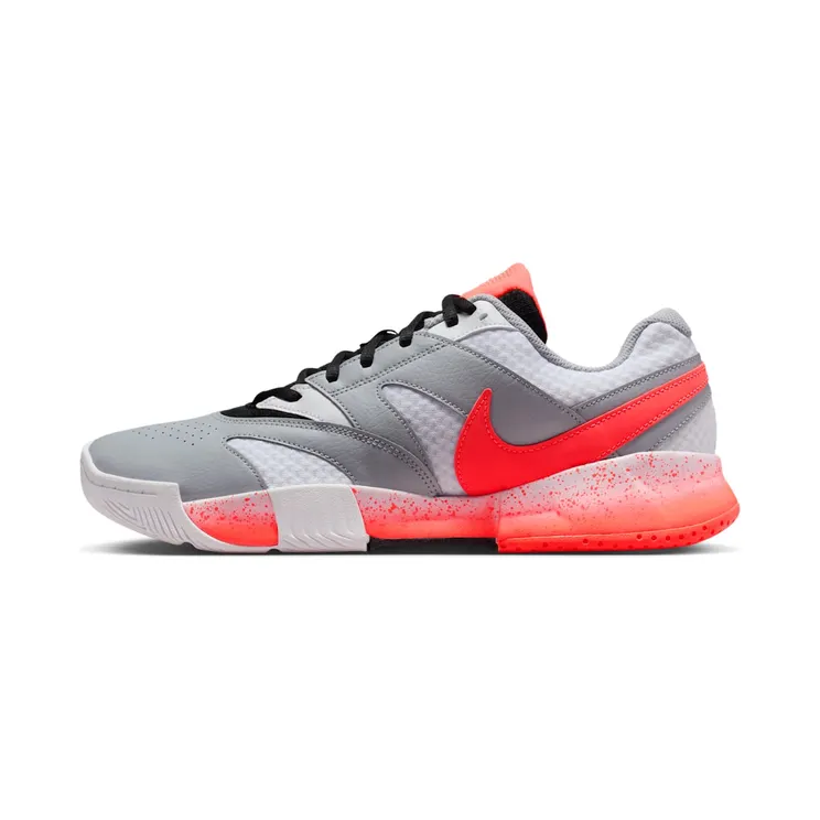 Nike Court Lite 4 “White / Wolf Grey / Hot Lava” (HV1473-100)