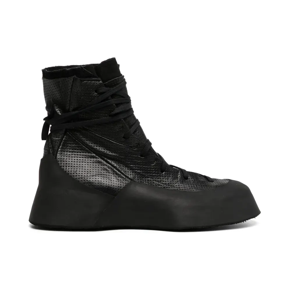 Leon Emanuel Blanck High-Top- mit Reißverschluss – Black (DISTORTIONFHIGHBLK)