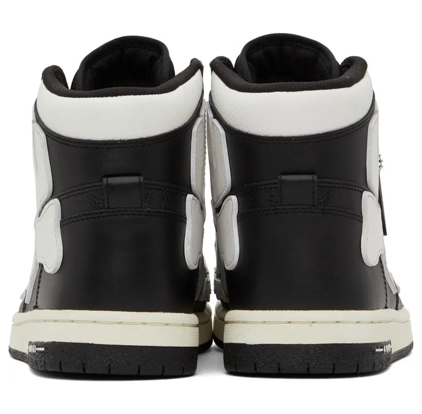 AMIRI Black & White Skel High Top Sneakers (PF22WFS002-004) (2)