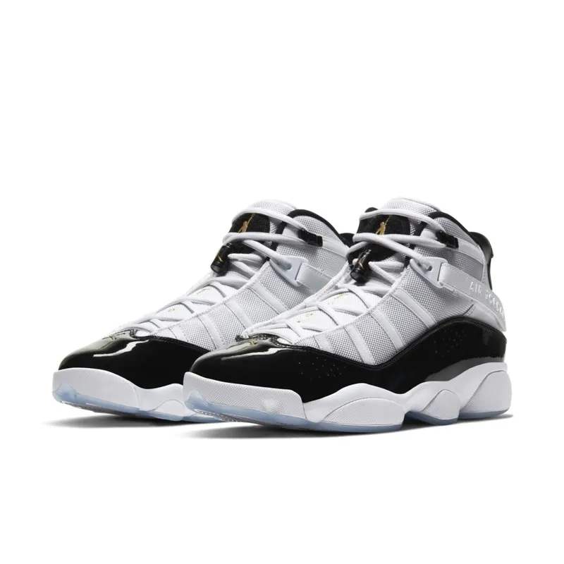 Jordan 6 Rings Defining Moments White/Black-Ice-Metallic Gold (CW6993-100)