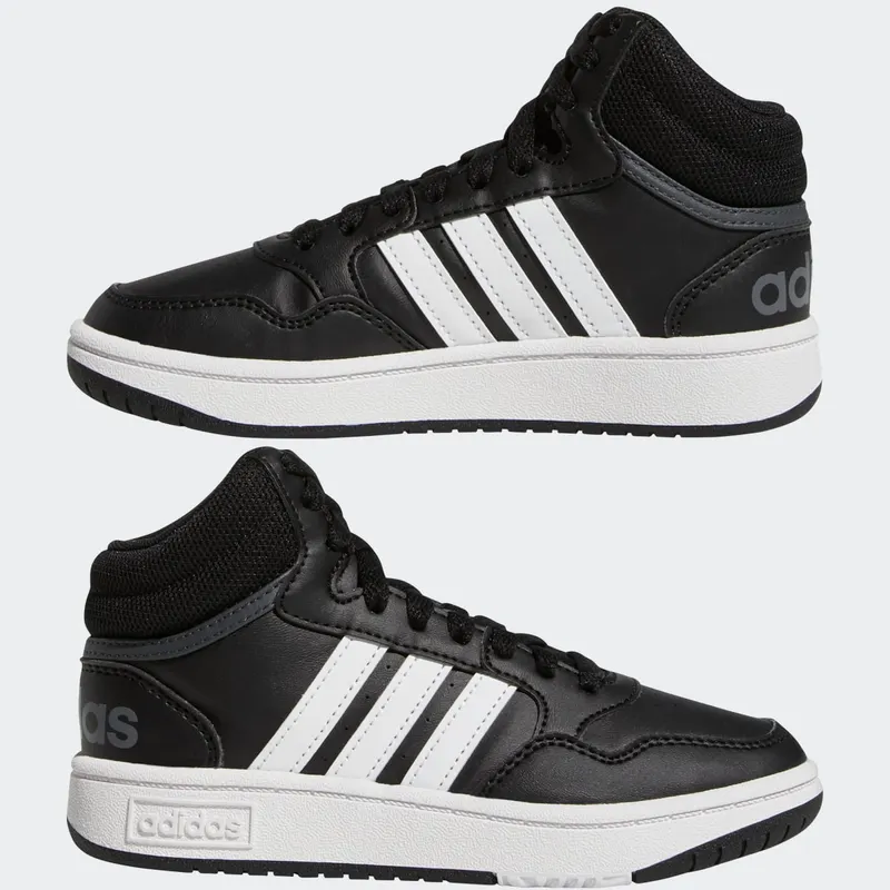 Adidas Hoops Mid Core Black / Cloud White / Grey Six (GW0402)
