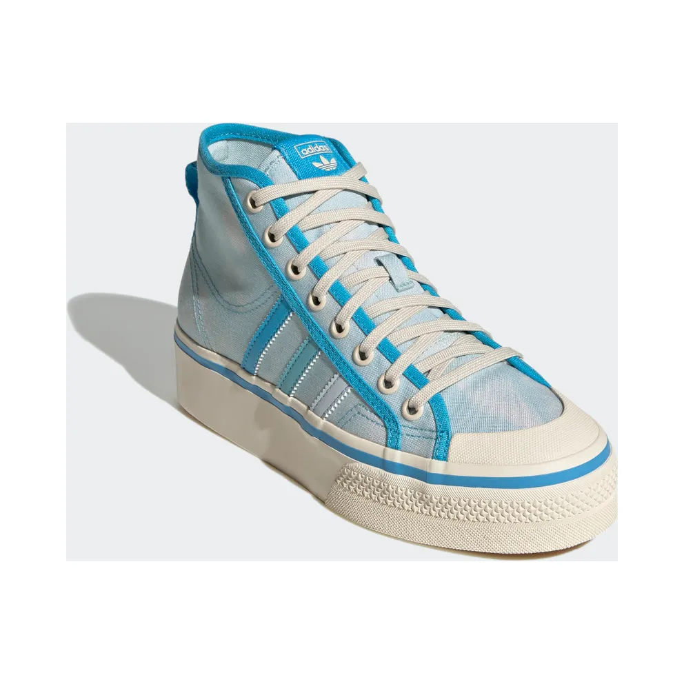Adidas Nizza Platform Mid Almost Blue / Pantone / Wonder White (GX4604)