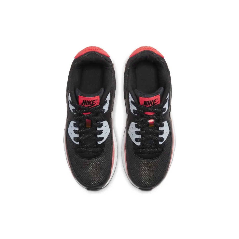 Nike Air Max 90 FP Off Noir Laser Crimson (GS) Off Noir/Laser Crimson-Hydrogen Blue-White (CT1966-001)