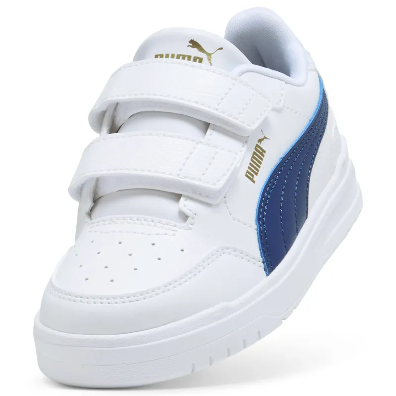 Puma Shuffle Downtown “Puma White / Clyde Royal / Puma Gold” (403740_11)