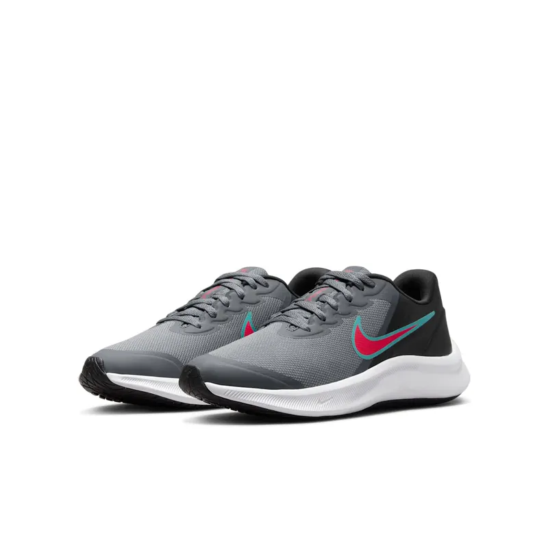Nike Star Runner 3 Older Kids’ Road Running Grey 50% Sustainable Materials (DA2776-008)