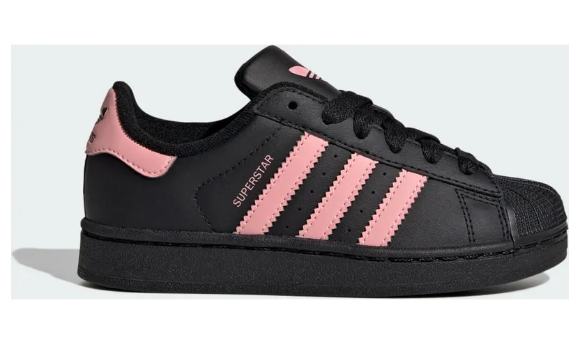 Adidas Superstar II Core Black / Glow Pink / Core Black (JP9445)