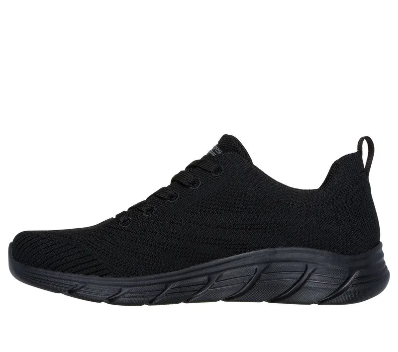 Skechers BOBS Sport B Flex Lo – Graceful Stride – Black – “Black” (117591 BBK)