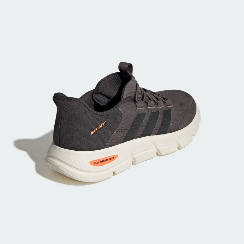 Adidas CLOUDFOAM FLEX RAPIDFIT-Shoes Charcoal / Carbon / Lucid Orange (KK3482)