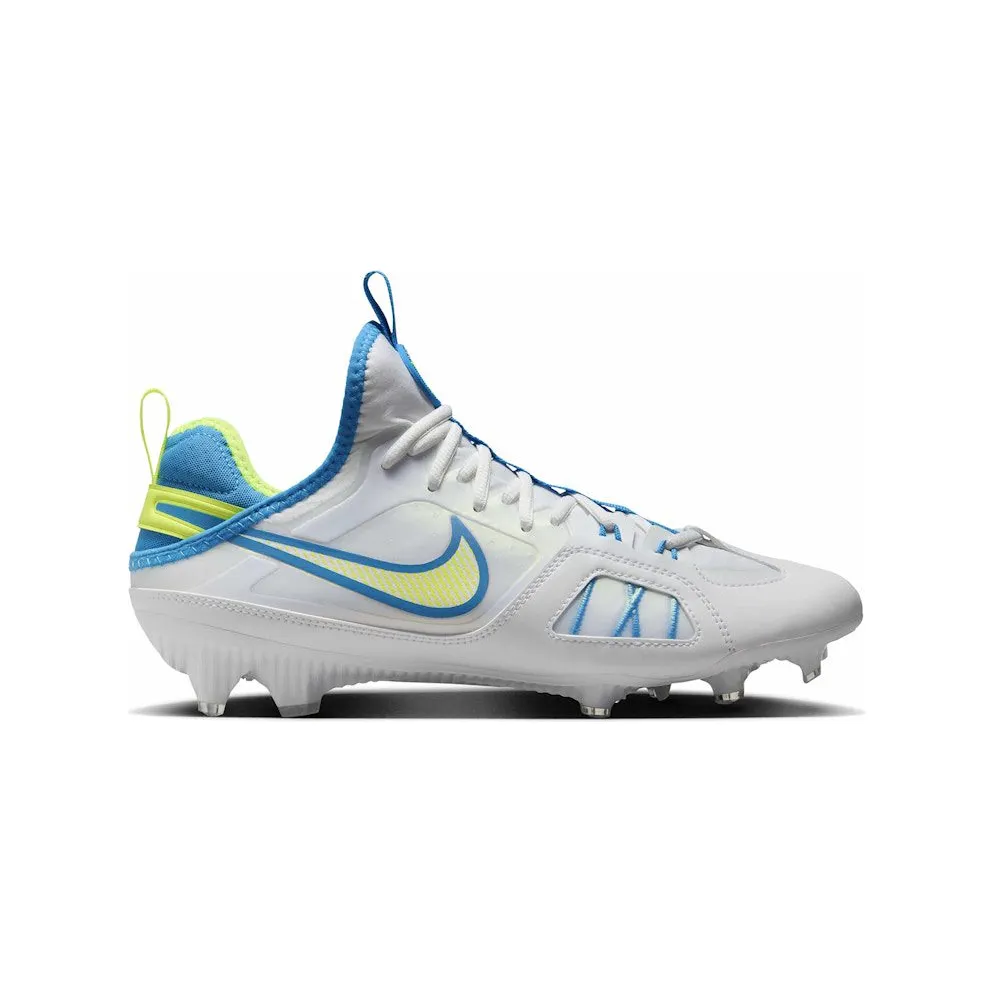 Nike Huarache 9 Varsity LAX SE White Volt Vivid Blue (FZ3620-100)