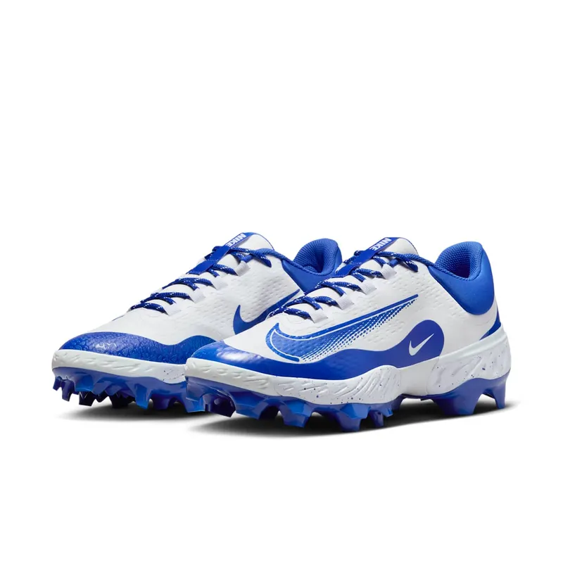Nike Alpha Huarache Elite 4 Low MCS “White Hyper Royal” (FD6255-106)