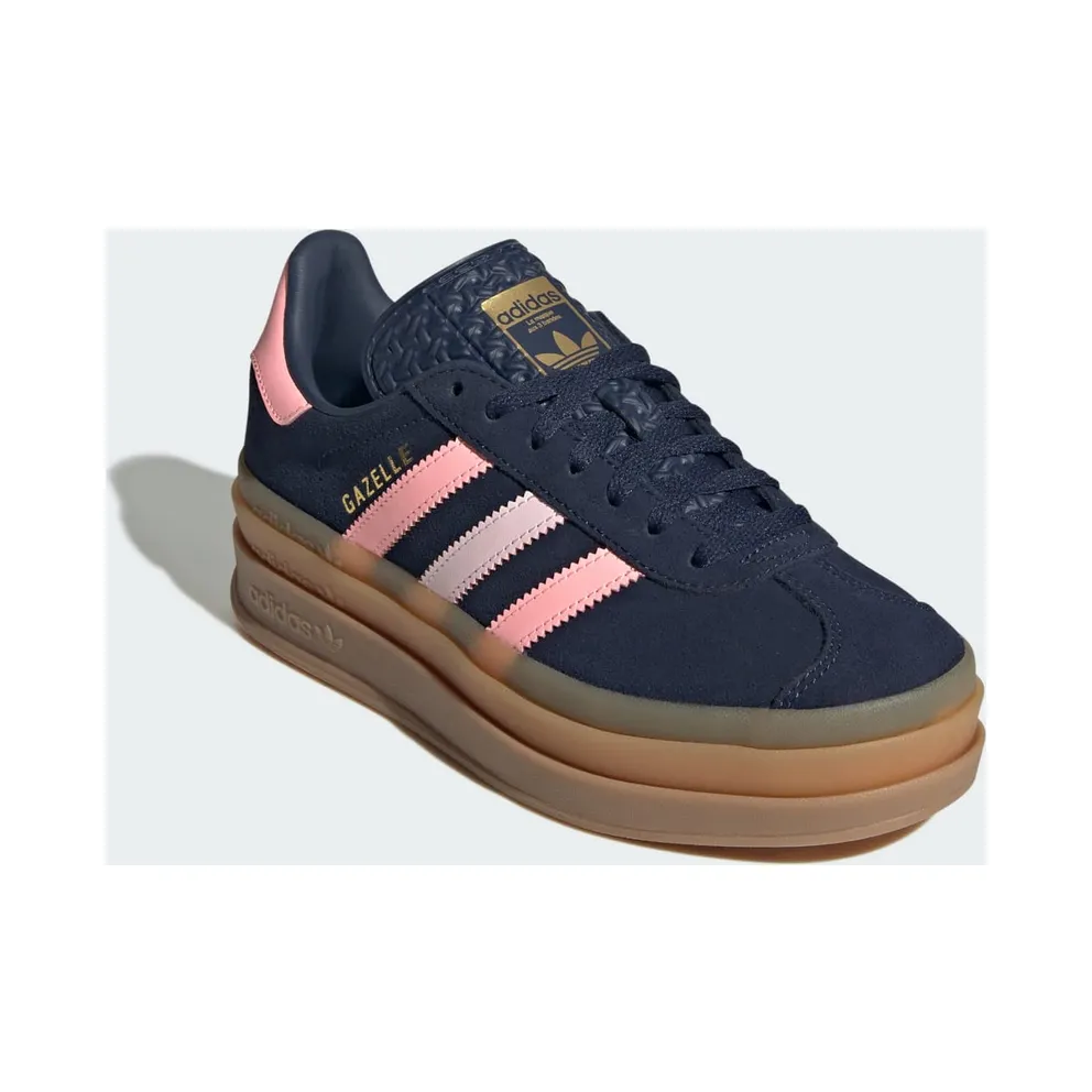 adidas Gazelle Bold Night Indigo Glow Pink Gold Metallic (JR5951)