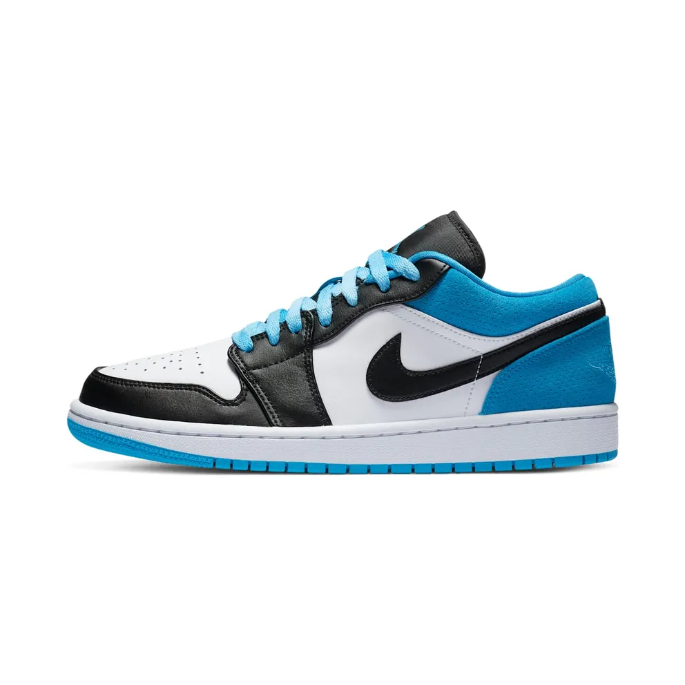 Jordan 1 Low Laser Blue Black/Black-Laser Blue-White (CK3022-004)