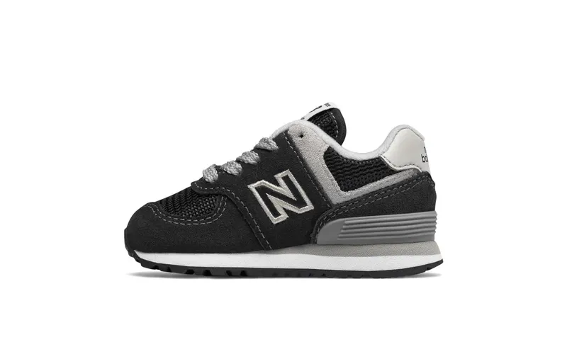 New Balance New Balance Kids' 574 Core Black/Grey (IC574GK)