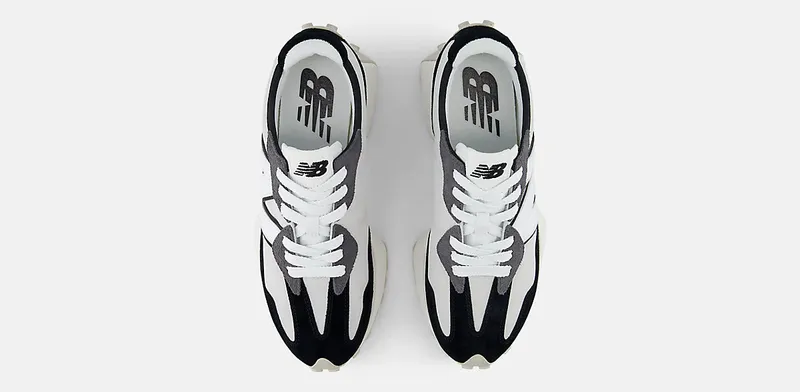 New Balance 327 White Grey Black (U327GPD)