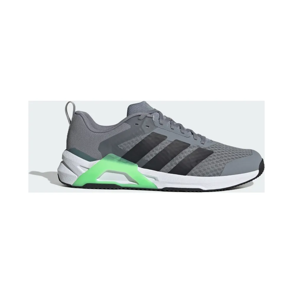 Adidas Dropset Control Training Shoes Grey / Core Black / Lime Burst (JS3119)