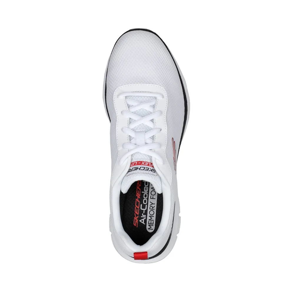 Skechers Flex Advantage 4.0 – Providence Sneaker Wht/Black/Red