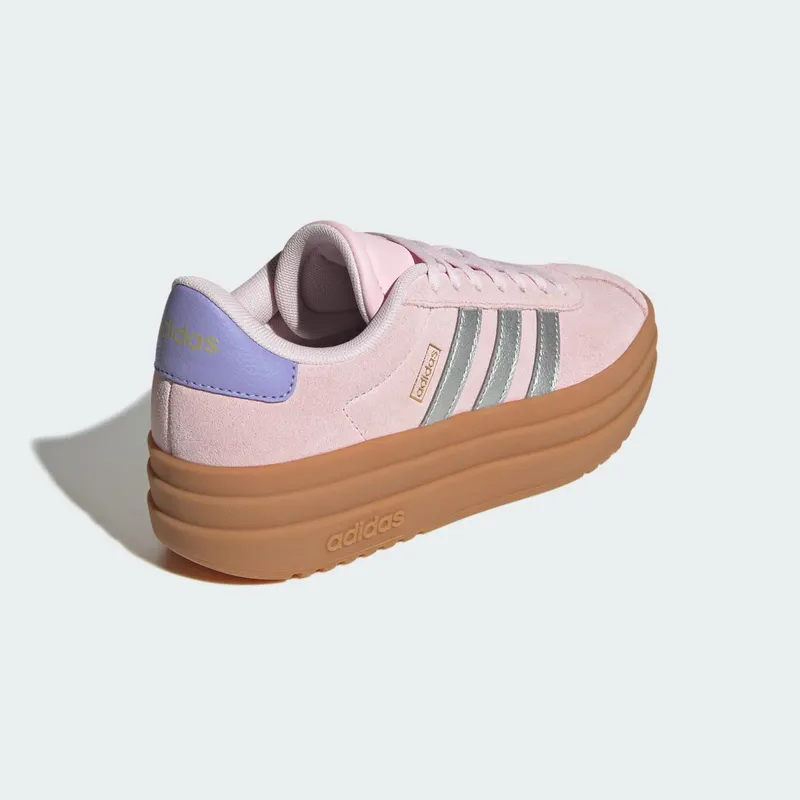 Adidas VL Court Bold Lifestyle Kids Clear Pink / Silver Metallic / Gold Metallic (JQ4556)