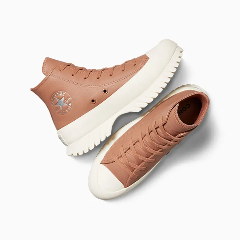Converse Chuck Taylor All Star Lugged 2.0 Leather Clay Pot/egret/Silver