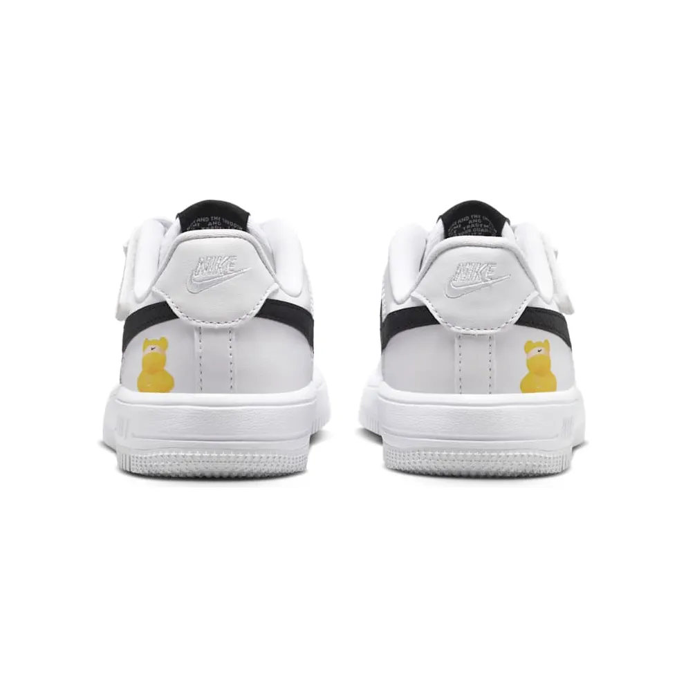 Nike Force 1 Low EasyOn PS “White Black Yellow Bear” (IR3985-121)