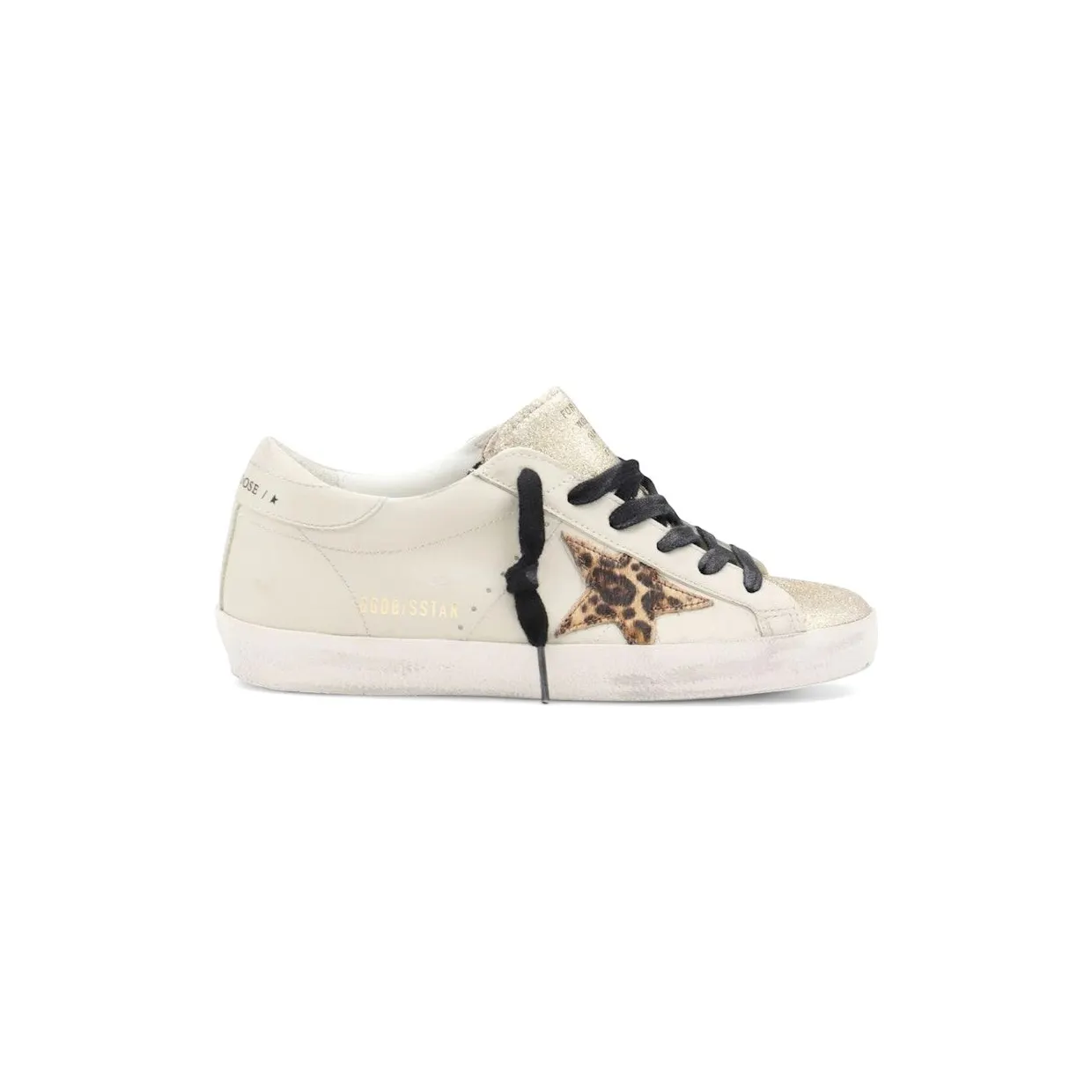 Golden Goose Super-Star Light Beige Dark Red (GWF0010.1F007524.15741)