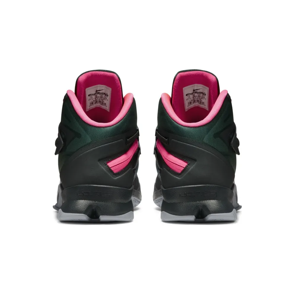 LeBron Soldier 8 Mineral Slate/Seaweed-Magnet Grey-Hyper Punch (653641-363)