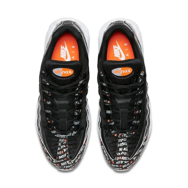 Nike Air Max 95 Just Do It Pack Black Black/Black-White-Total Orange (AV6246-001)