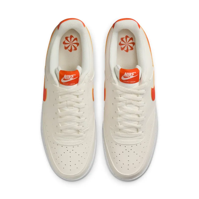 Nike Court Vision Low Next Nature Sail White Safety Orange (DH2987-115)