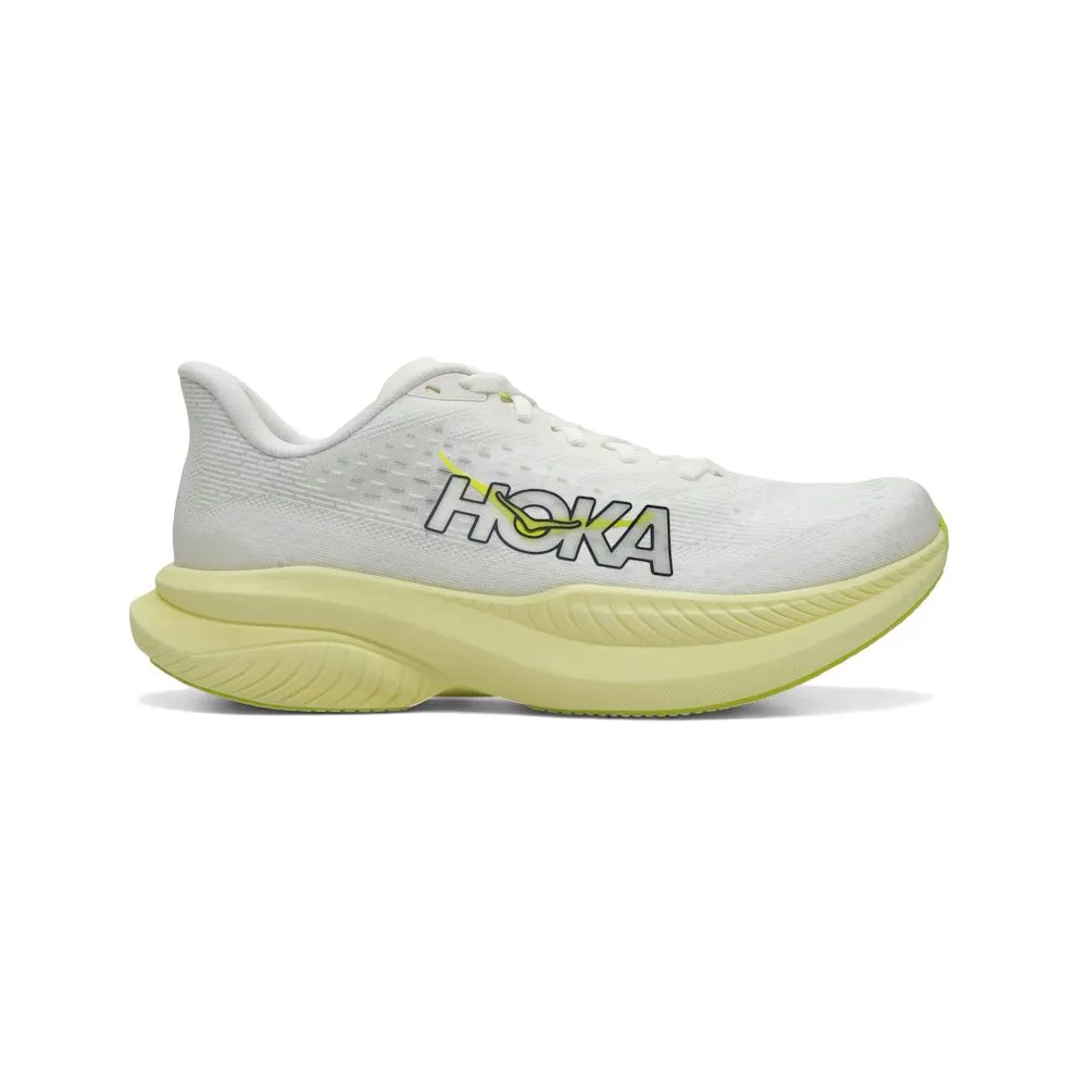 Hoka One Mach 6 White Neon Hoka Citrus (1147810-WNH)