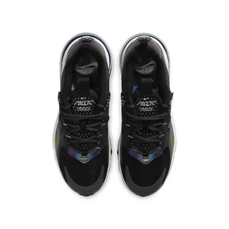 Nike Air Max 270 React GS Dark Smoke Grey Iridescent (CT9633-001)