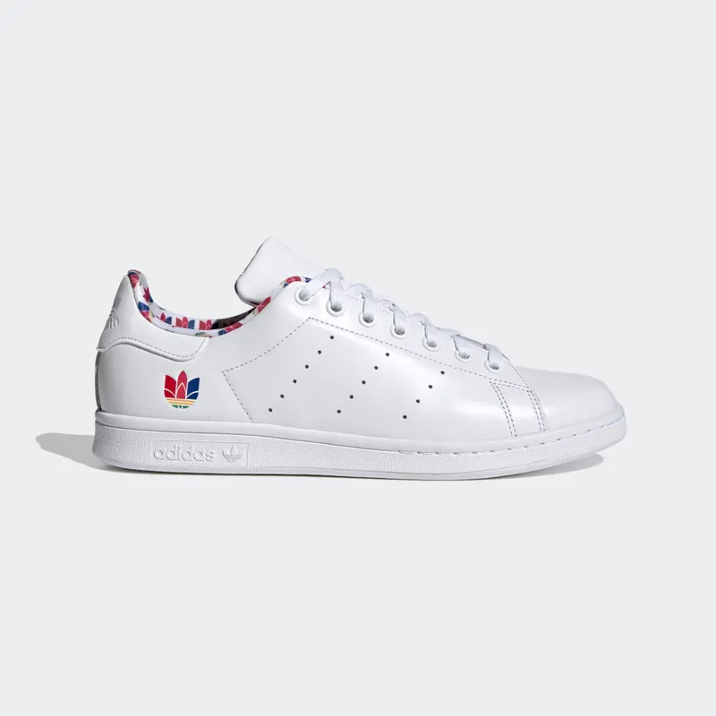 Adidas Stan Smith ‘Colorful Trefoil’ Cloud White/Cloud White/Scarlet (FY2839)