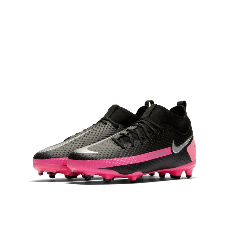 Nike  Phantom GT Academy DF MG Black Pink Blast Black/Pink Blast-Metallic Silver (CW6667-006)