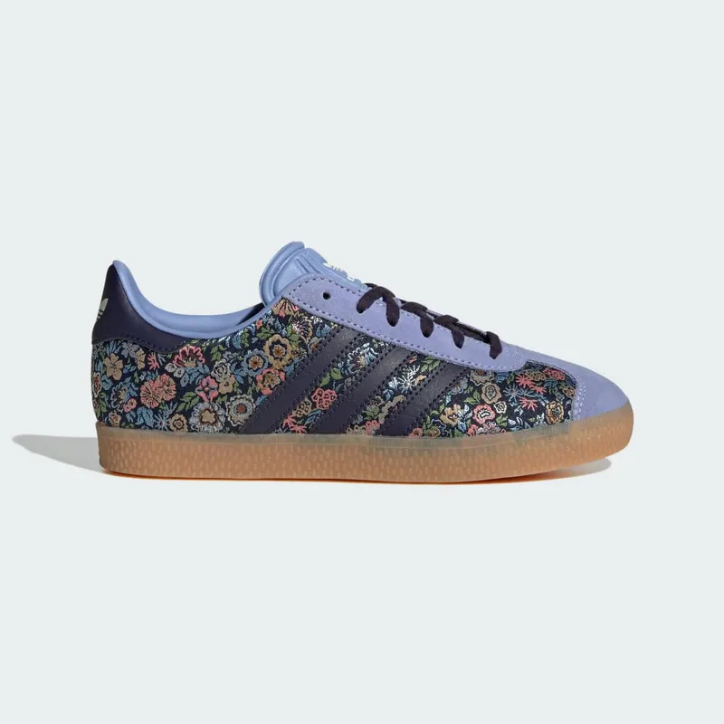 Adidas Gazelle x Liberty London Kids Blue / multicolor / Gum (JH5207)