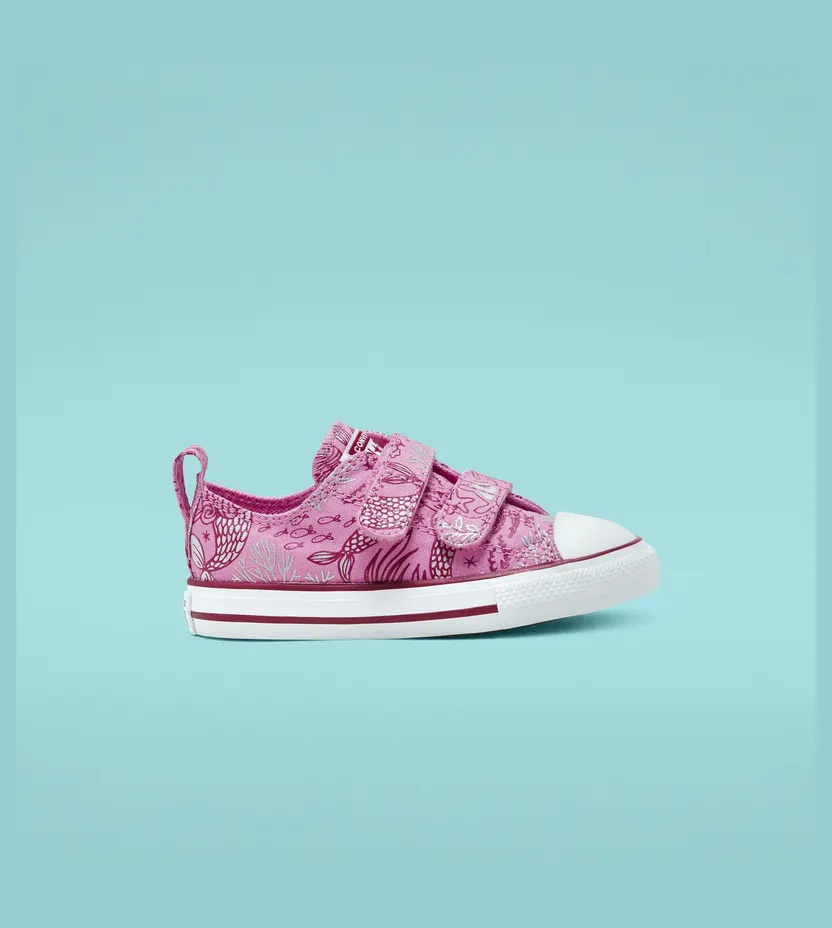 Converse Underwater Party Easy-On Chuck Taylor All Star Peony Pink/rose Maroon/white (767205C)
