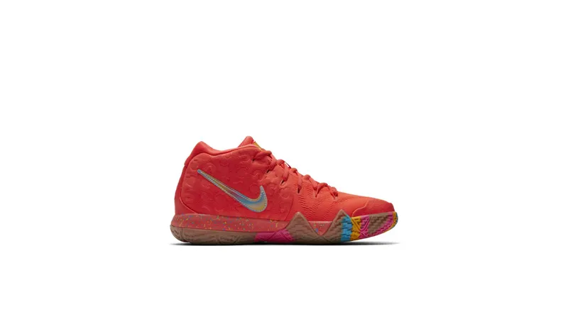 Nike Kyrie 4 Lucky Charms (GS) Bright Crimson/Multi-Color (BV7793-600)