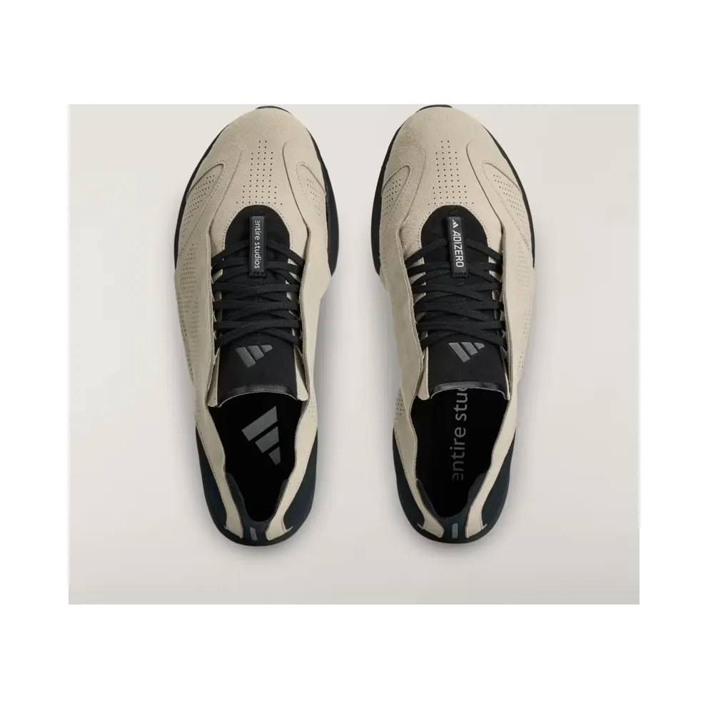 adidas X Entire Studios Adizero Adios 9 “Core Black / Feather Grey / Mist Stone” (KJ2303)