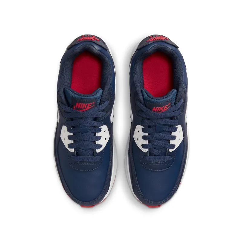 Nike Air Max 90 Leather Obsidian Track Red (DV3607-400)