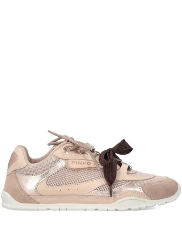 PINKO Sneakers with logo – Beige (SS0185P020)