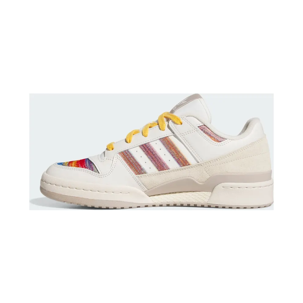 Adidas Forum Low CL “Cloud White Better Scarlet Blue Bird” (JQ2641)