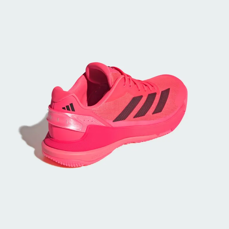 Adidas Crazyquick Padelschoenen Solar Turbo / Core Black / Lucid Red (KI3587)