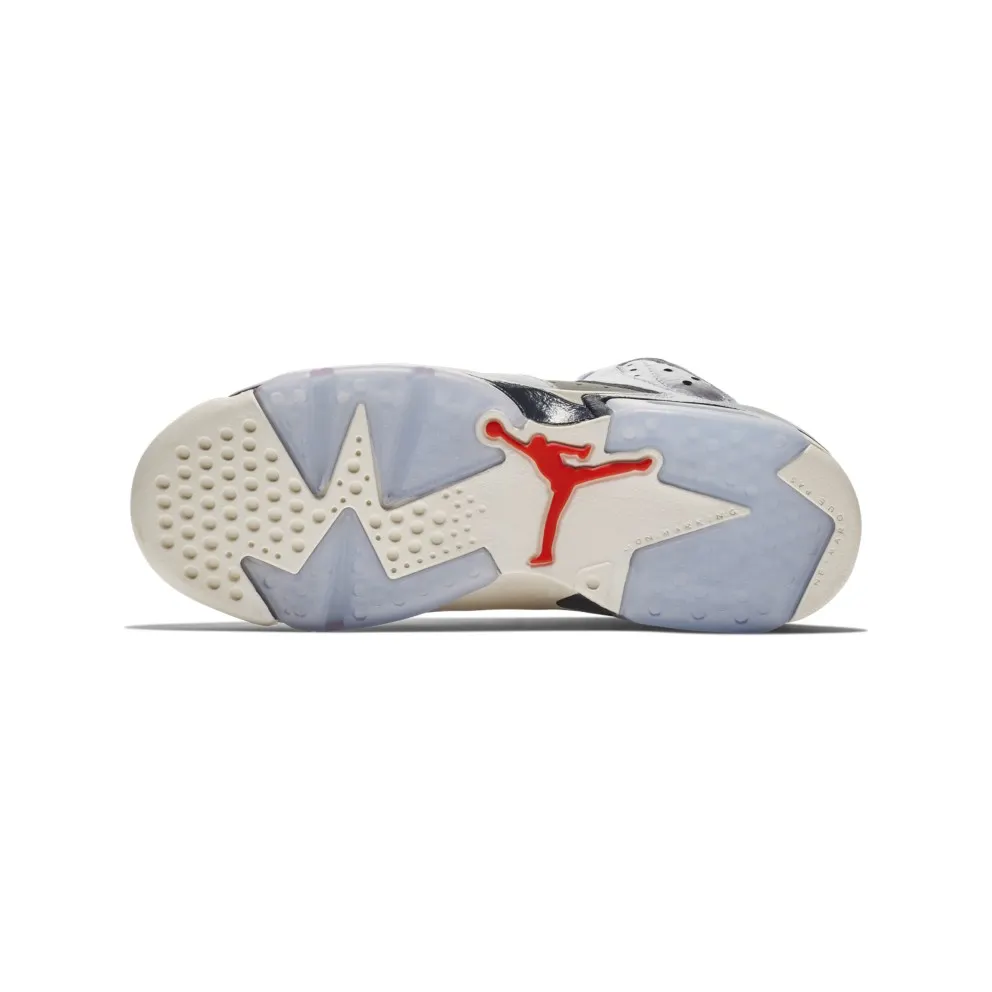 Jordan 6 Retro Tinker (GS) White/Infrared 23-Neutral Grey-Obsidian (384665-104)