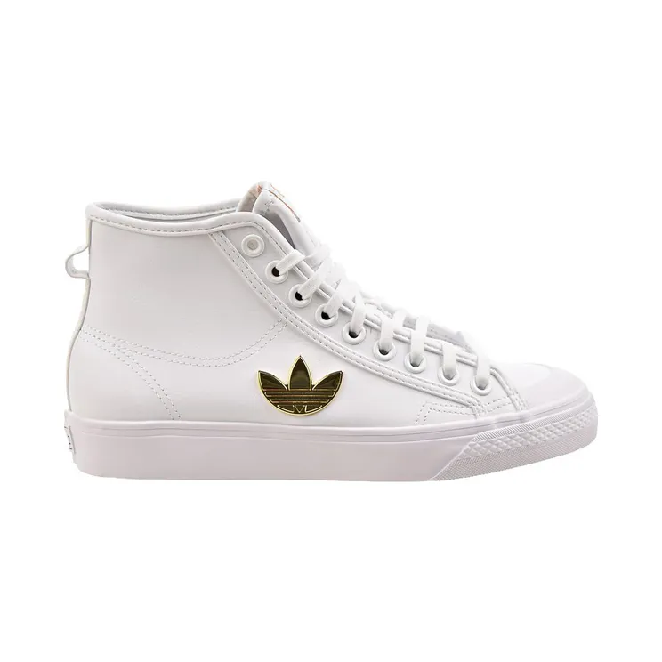 adidas Nizza Trefoil Hi Cloud White Gold Metallic (W) (H01134)