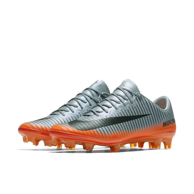 Nike Mercurial Vapor XI CR7 FG Forged For Greatness Cool Grey/Wolf Grey-Total Crimson-Metallic Hematite (852514-001)