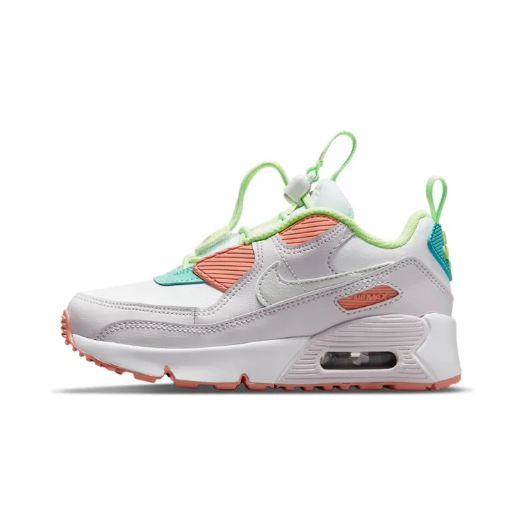 Nike Air Max 90 Toggle White Crimson Bliss (PS) (CV0064-102)