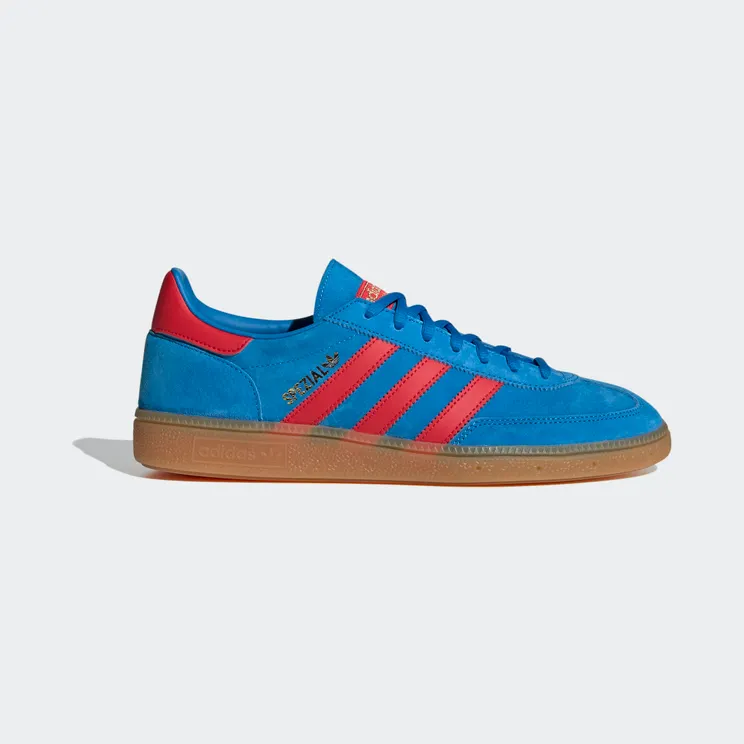 adidas Handball Spezial Bright Blue / Vivid Red / Gold Metallic (FX5675)