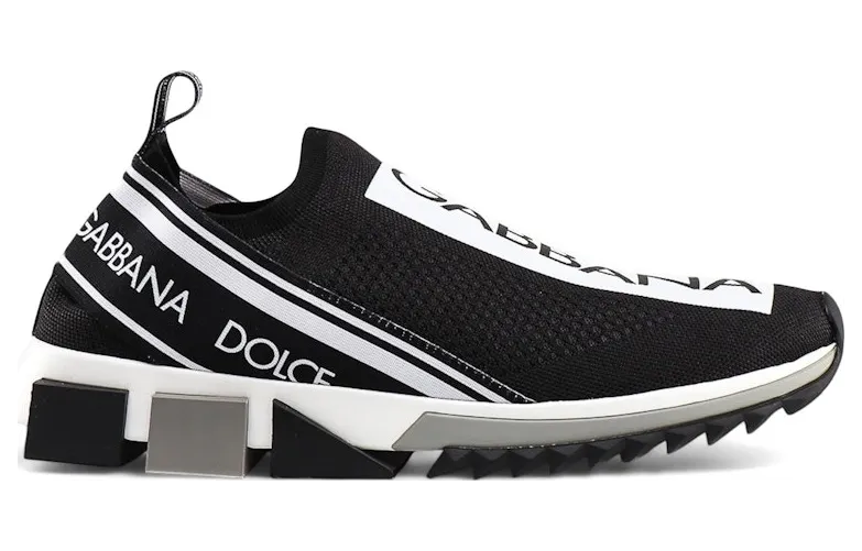 Dolce and Gabbana Black and White Sorrento Sneakers (CS1713AH67789690)