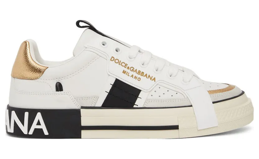 Dolce & Gabbana White & Black Contrasting 2.Zero (CS1863 AO222)