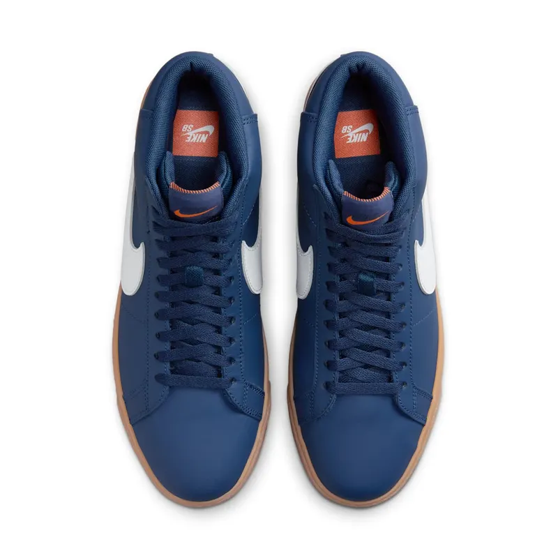 Nike SB Zoom Blazer Mid Orange Label Navy Gum (FJ1680-400)